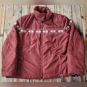 vintage Bogner Western Aztec embroidered ski jacket  women's size Large (12)